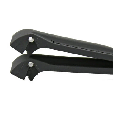 Made To Fit Omega® Speedmaster 22mm Black With Black Stitching Curved Ends Rubber Watch Band NO CLASP 7 1/2 Inch Length 3 Made To Fit Omega® Speedmaster 22mm Black With Black Stitching Curved Ends Rubber Watch Band NO CLASP 7 1/2 Inch Length - Image 3