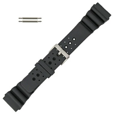 Rubber Watch Band 24mm Sport Watch Band Fits Citizen® Promaster 8 1/4 Inch Length 1 Rubber Watch Band 24mm Sport Watch Band Fits Citizen® Promaster 8 1/4 Inch Length