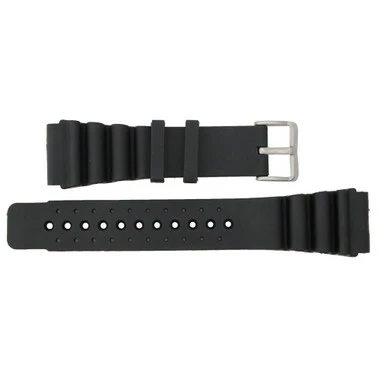 Rubber Watch Band 24mm Sport Watch Band Fits Citizen® Promaster 8 1/4 Inch Length 2 Rubber Watch Band 24mm Sport Watch Band Fits Citizen® Promaster 8 1/4 Inch Length - Image 2