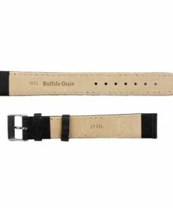 Watch Band Black 20mm Distressed Leather 9 Inch Length -Cheap Watch Bands Store black leather watchband 1036 18Xlphoto3 46367.1659442718