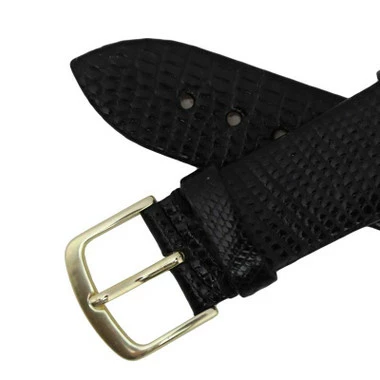 Hadley Roma 16mm Genuine Lizard Black Watch Strap 6 3/4 Inch Length 4 Hadley Roma 16mm Genuine Lizard Black Watch Strap 6 3/4 Inch Length - Image 4
