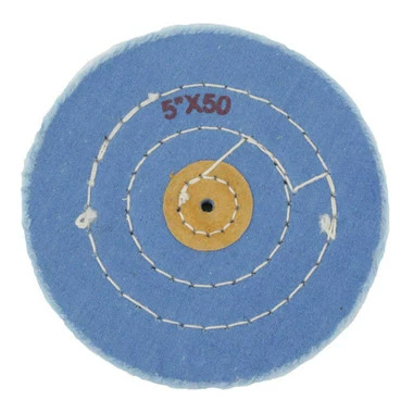 Blue Muslin Polishing Buff 5 Inch Inch Diameter Ply 50 Stitching 3 Rows 1 Blue Muslin Polishing Buff 5 Inch Inch Diameter Ply 50 Stitching 3 Rows