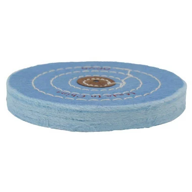 Blue Muslin Polishing Buff 6 Inch Inch Diameter Ply 50 Stitching 3 Rows 2 Blue Muslin Polishing Buff 6 Inch Inch Diameter Ply 50 Stitching 3 Rows - Image 2