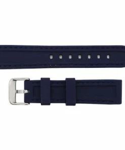 Dark Blue 22mm Silicone Watch Band Sport Strap With White Stitching 8 Inch Length -Cheap Watch Bands Store blue silicone watchband 2065 20photo3 85185.1659442752