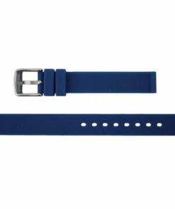 Blue Silicone Watch Band 14mm Rubber Strap 7 1/4 Inch Length -Cheap Watch Bands Store blue silicone watchband wb 72 12photo3 69954.1659442776
