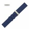 20mm Blue Silicone Watch Band 7 1/4 Inch Length