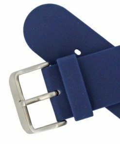 20mm Blue Silicone Watch Band 7 1/4 Inch Length -Cheap Watch Bands Store blue silicone watchband wb 72 20photo4 96579.1659442760