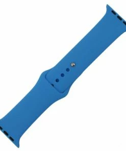 Blue Silicone Watch Band Made To Fit 42mm Apple® Watch