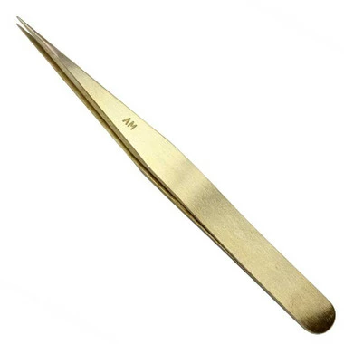 Horotec AntiMagnetic Tweezers AM Brass 1 Horotec AntiMagnetic Tweezers AM Brass