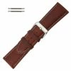 Hadley Roma Leather Watch Band 26mm Tan Leather Buffalo Chronograph Grain 7 7/8 Inch Length