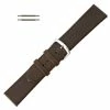 Hadley Roma Brown Leather Watch Band 22mm Smooth Calf 7 3/4 Inch Length