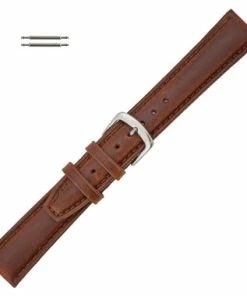 Hadley Roma Chestnut 19mm Oil Tanned Leather Watch Band 7 7/16 Inch Length