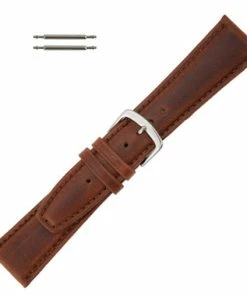 Hadley Roma Chestnut 20mm Oil Tanned Leather Watch Band 8 1/4Inch Length