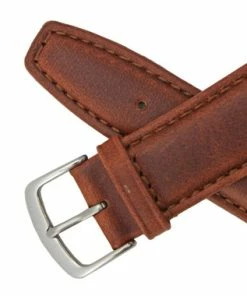 Hadley Roma Chestnut 20mm Oil Tanned Leather Watch Band 8 1/4Inch Length -Cheap Watch Bands Store brown leather watchband 153 22photo4 93717.1659986029