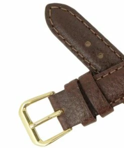 18mm Brown Leather Watch Band Polished Calf 7 1/2 Inch Length -Cheap Watch Bands Store brown leather watchband 832 16photo4 16960.1659442650