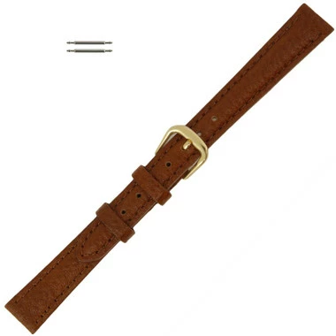 Leather Watch Strap 12mm Light Brown Polished Calf Flat Style 6 3/4 Inch Length 1 Leather Watch Strap 12mm Light Brown Polished Calf Flat Style 6 3/4 Inch Length