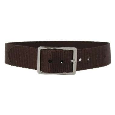 Brown 12mm Nylon Watch Strap 8 Inch Length 3 Brown 12mm Nylon Watch Strap 8 Inch Length - Image 3