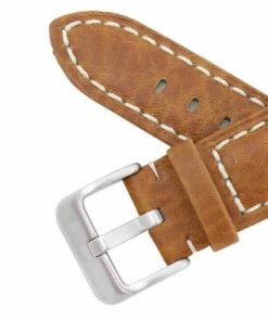 20mm Brown Camel Grain Leather Watch Band With White Stitching 7 3/8 Inch Length 9 20mm Brown Camel Grain Leather Watch Band With White Stitching 7 3/8 Inch Length -Cheap Watch Bands Store brown leather watchband 474 20photo4 93811.1659986018