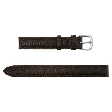 Hadley Roma 12mm Genuine Java Lizard Brown Watch Band 6 5/8 Inch Length 2 Hadley Roma 12mm Genuine Java Lizard Brown Watch Band 6 5/8 Inch Length - Image 2