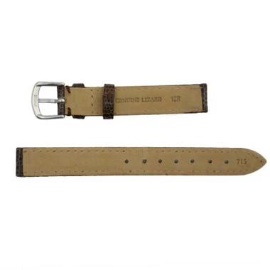 Hadley Roma 12mm Genuine Java Lizard Brown Watch Band 6 5/8 Inch Length 3 Hadley Roma 12mm Genuine Java Lizard Brown Watch Band 6 5/8 Inch Length - Image 3