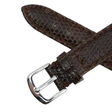 Hadley Roma 12mm Genuine Java Lizard Brown Watch Band 6 5/8 Inch Length 4 Hadley Roma 12mm Genuine Java Lizard Brown Watch Band 6 5/8 Inch Length - Image 4