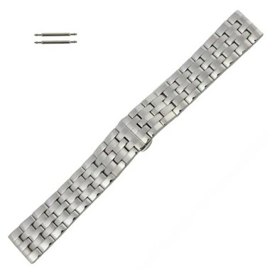 22mm Stainless Steel Metal Watch Band Straight End With Butterfly Buckle 7 1/2 Inch Length 1 22mm Stainless Steel Metal Watch Band Straight End With Butterfly Buckle 7 1/2 Inch Length