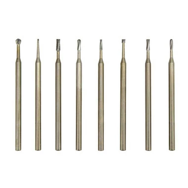 Carbide Bur 3/32 Inch Mandrel 8 Piece Assortment 2 Carbide Bur 3/32 Inch Mandrel 8 Piece Assortment - Image 2