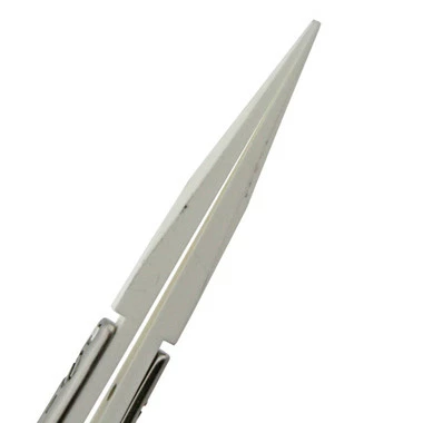 Bergeon #5 Nonmagnetic Stainless Steel Tweezer With Ceramic Tips 4 Bergeon #5 Nonmagnetic Stainless Steel Tweezer With Ceramic Tips - Image 4