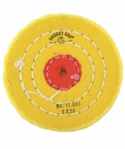 Buffs Chemkote Yellow Diameter 3 Inch Ply 30 Stitching 3 Rows