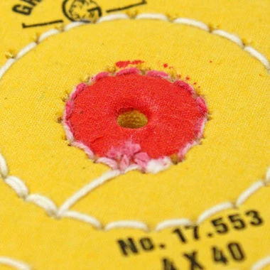 Buffs Chemkote Yellow Diameter 4 Inch Ply 40 Stitching 3 Rows 4 Buffs Chemkote Yellow Diameter 4 Inch Ply 40 Stitching 3 Rows - Image 4