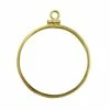 Coin Bezel Six Pence Australian Gold Filled Coin Edge Coin Frame Pendant