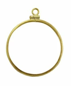 Coin Bezel Six Pence Australian Gold Filled Coin Edge Coin Frame Pendant