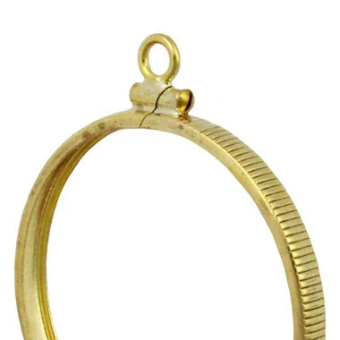 Coin Bezel 1/10 Oz Gold Krugerrand Yellow Gold Filled Coin Edge Coin Frame Pendant 1 Coin Bezel 1/10 Oz Gold Krugerrand Yellow Gold Filled Coin Edge Coin Frame Pendant