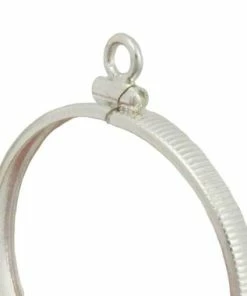 Coin Bezel 100 Corona Sterling Silver Coin Edge Coin Frame Pendant