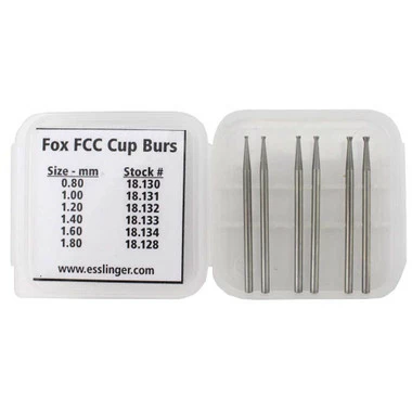 Fox FCC Cup Burs Style 256S 6 Piece Set 1 Fox FCC Cup Burs Style 256S 6 Piece Set
