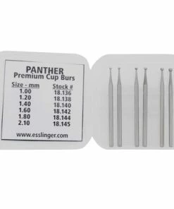 Panther Premium Cup Burs Style 256A 6 Piece Set