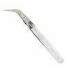 Horotec Cross Locking Aluminum Tweezer With Curved Delrin Tips
