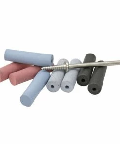 Silicone Polishers Cylinder Shape Set Of 8 With Mandrel