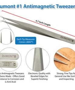 Dumont # 1 Tweezer EQ Stainless Antimagnetic