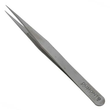 Dumont # 3 High Precision Tweezers Carbon 4 3/4 Inches 2 Dumont # 3 High Precision Tweezers Carbon 4 3/4 Inches - Image 2