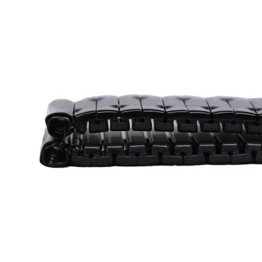 Black Metal Expansion 6 1/2 To 9 Inch Length Watch Band With Curved Expandable Ends To Fit 18 To 22mm 6 Black Metal Expansion 6 1/2 To 9 Inch Length Watch Band With Curved Expandable Ends To Fit 18 To 22mm - Image 6