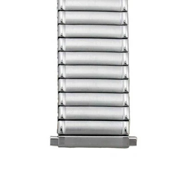 Hadley Roma Stainless Steel Expansion 6 1/2 To 9 1/2 Inch Length Metal Watchband With Expandable Ends To Fit 20 To 24mm 2 Hadley Roma Stainless Steel Expansion 6 1/2 To 9 1/2 Inch Length Metal Watchband With Expandable Ends To Fit 20 To 24mm - Image 2