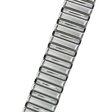 Hadley Roma Stainless Steel Expansion 6 1/2 To 9 1/2 Inch Length Metal Watchband With Expandable Ends To Fit 20 To 24mm 3 Hadley Roma Stainless Steel Expansion 6 1/2 To 9 1/2 Inch Length Metal Watchband With Expandable Ends To Fit 20 To 24mm - Image 3