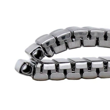 Hadley Roma Stainless Steel Expansion 6 1/2 To 9 1/2 Inch Length Metal Watchband With Expandable Ends To Fit 20 To 24mm 5 Hadley Roma Stainless Steel Expansion 6 1/2 To 9 1/2 Inch Length Metal Watchband With Expandable Ends To Fit 20 To 24mm - Image 5