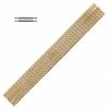 20mm Wide Expansion Style Metal Watch Bracelet Gold Tone 6 3/8 To 8 3/8 Inch Length