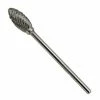 Grobet Carbide Bur Flame Shape 3/32 Inch Mandrel