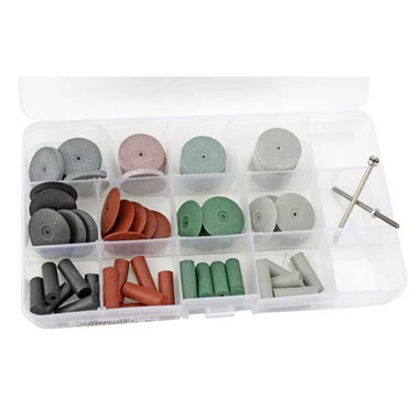 74 Piece Unmounted Silicone Abrasive Polishing Wheel Assortment Fine To Extra Coarse 2 74 Piece Unmounted Silicone Abrasive Polishing Wheel Assortment Fine To Extra Coarse - Image 2