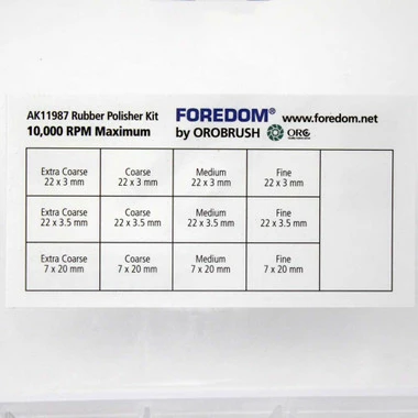 74 Piece Unmounted Silicone Abrasive Polishing Wheel Assortment Fine To Extra Coarse 4 74 Piece Unmounted Silicone Abrasive Polishing Wheel Assortment Fine To Extra Coarse - Image 4
