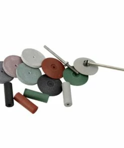 74 Piece Unmounted Silicone Abrasive Polishing Wheel Assortment Fine To Extra Coarse