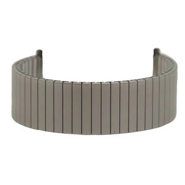 Hadley Roma Titanium Finish 6 1/4 To 8 1/2 Inch Length Expansion Metal Watchband With Expandable Ends To Fit 20 To 24mm 4 Hadley Roma Titanium Finish 6 1/4 To 8 1/2 Inch Length Expansion Metal Watchband With Expandable Ends To Fit 20 To 24mm - Image 4